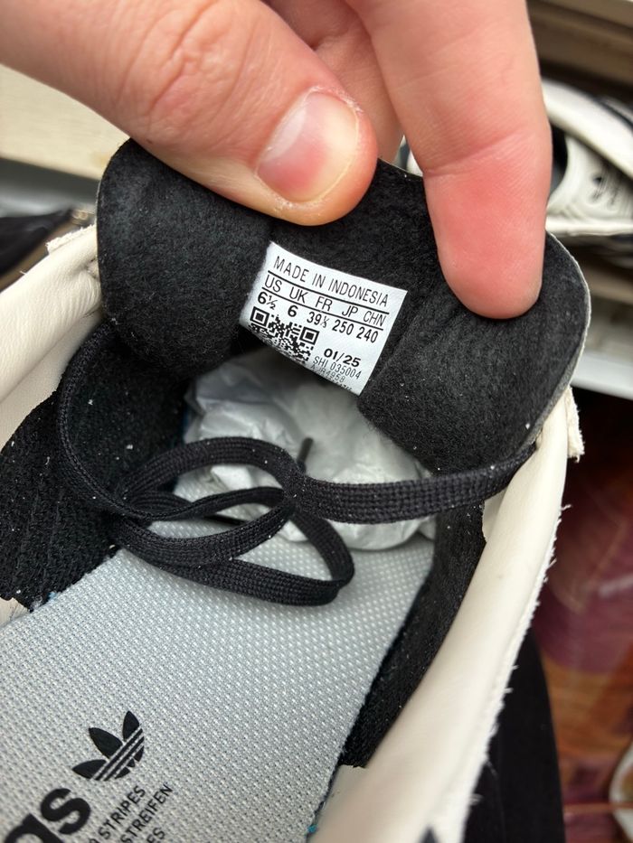 Adidas Gazelle Alumina/Core Black/Gum - photo numéro 8