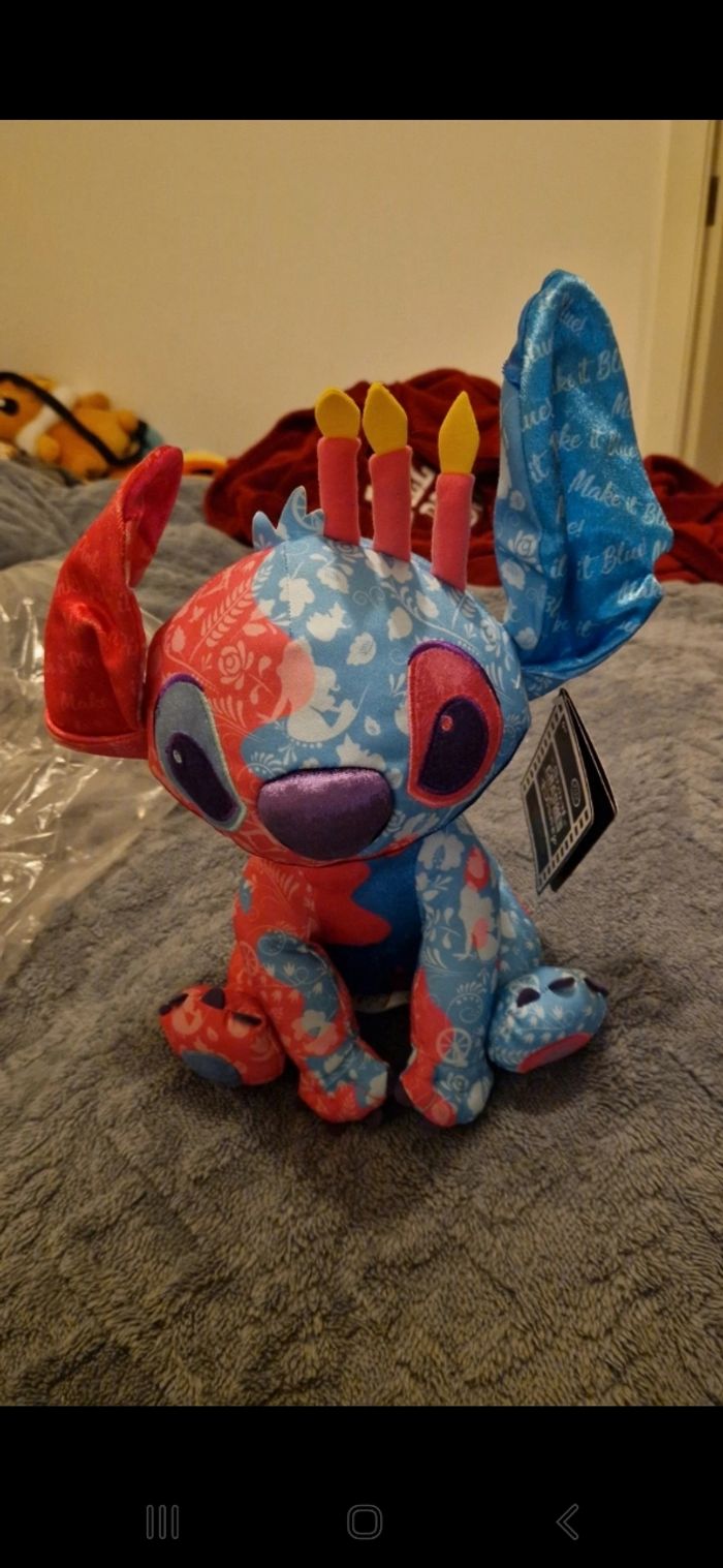Peluche Stitch 7/12 Disney Neuf