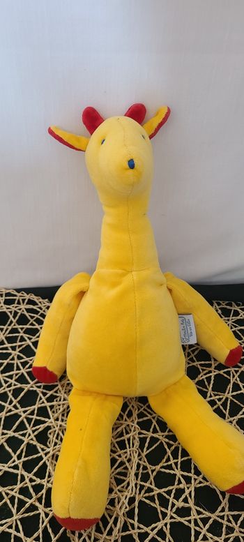 Doudou girafe jaune  MOULIN ROTY
