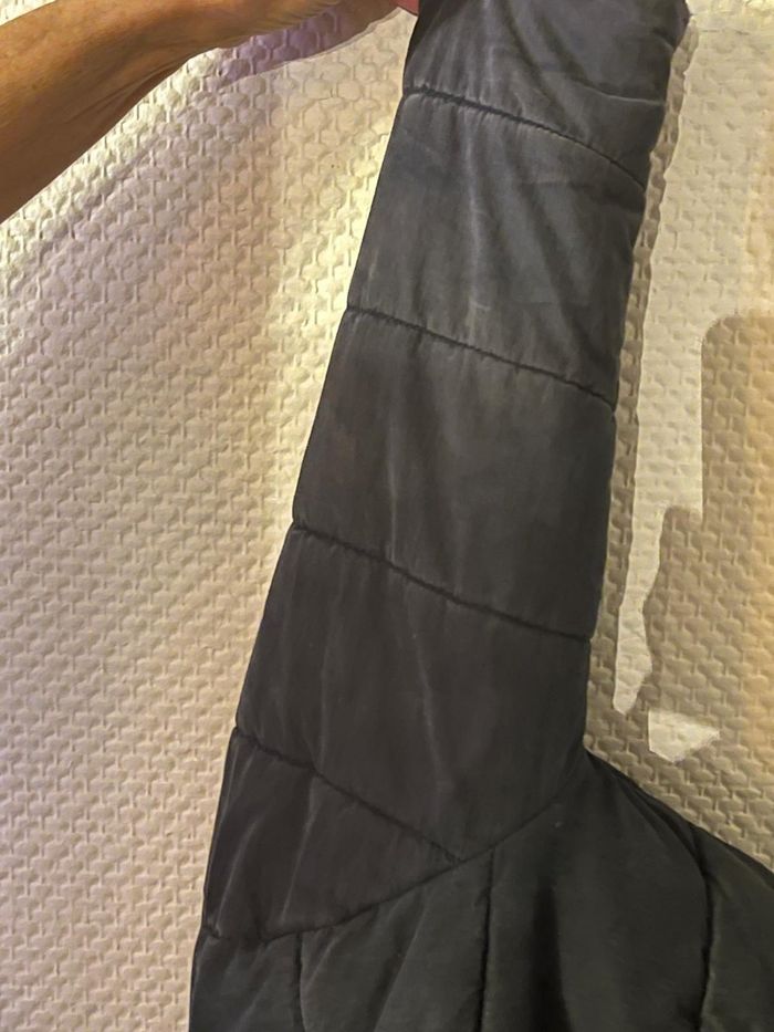 Manteau parka bleu marine  chaud doublé 3 ans tape à l'oeil tao - photo numéro 4