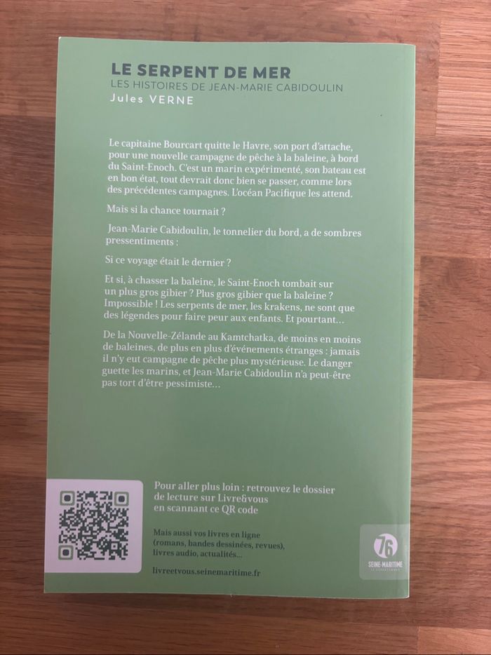 Livre le serpent de mer - photo numéro 2