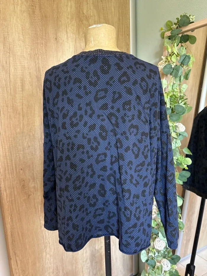 TEE shirt manches longues léopard femme - photo numéro 3