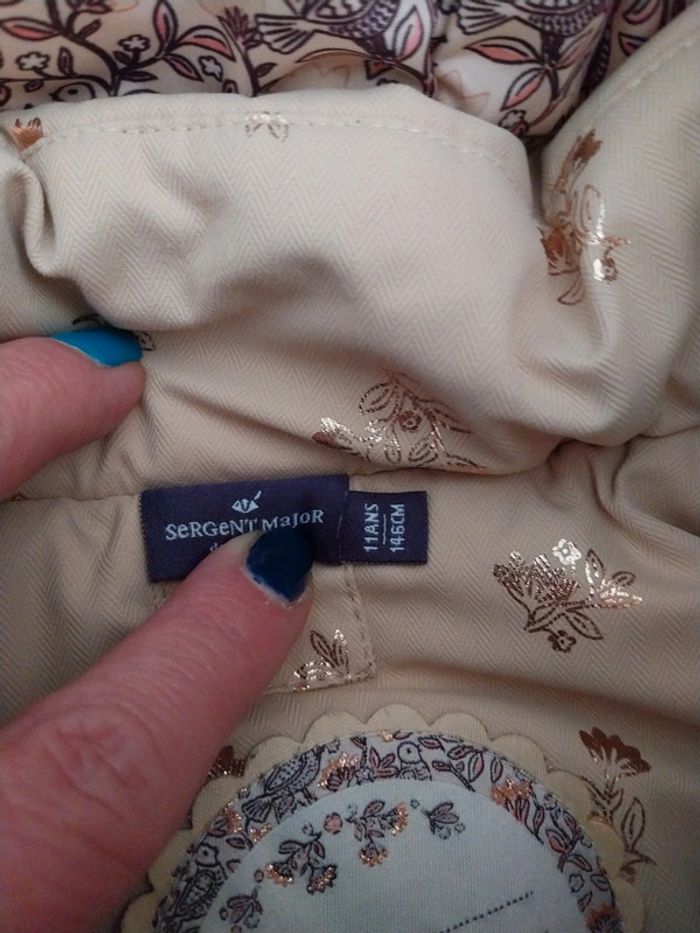 Manteau 3 an 1 sergent major 11 ans 146 cm - photo numéro 5