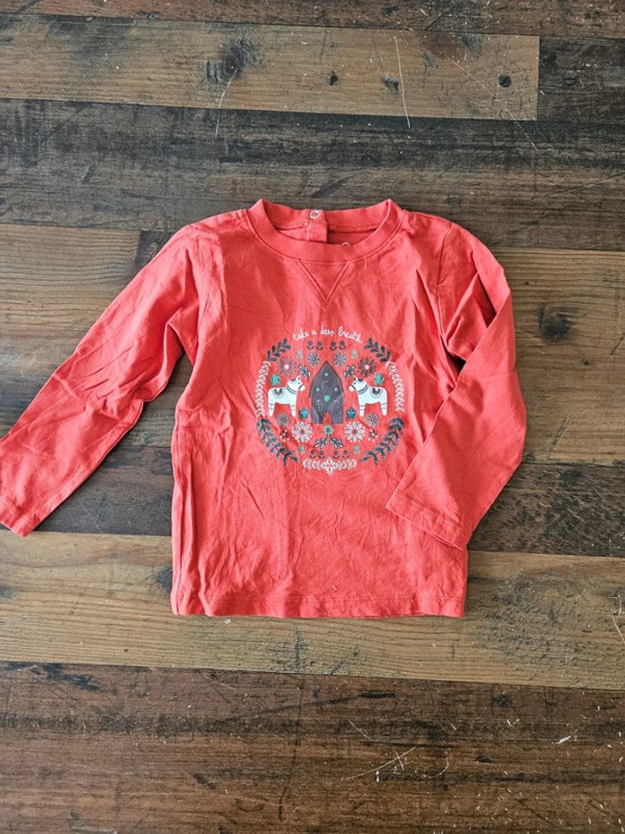 T-shirt manches longues bébé garçon 24 mois