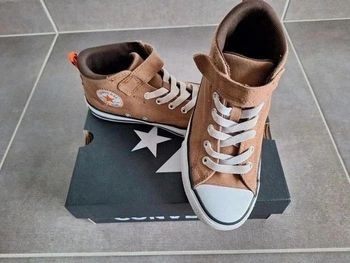 Baskets converse garçon tea orange White 34