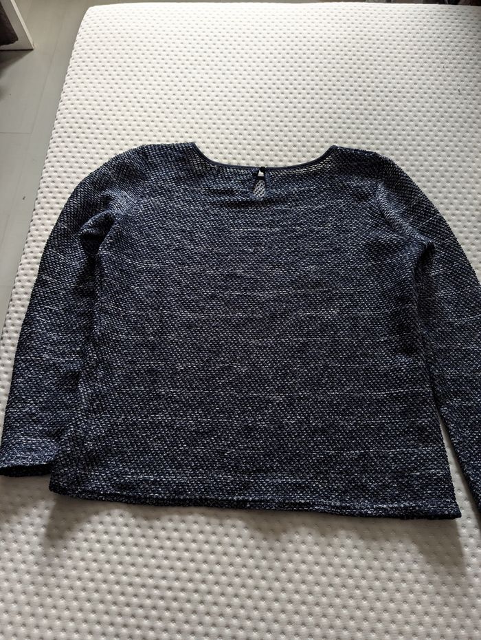 Pull léger bleu marine femme - photo numéro 2