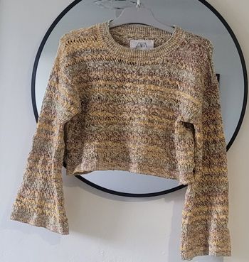Pull beige avec multicolore pour fille de la Marque Zara