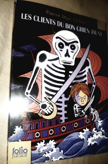 Livre les clients du bon chien jaune -folio junior 9 ans et plus