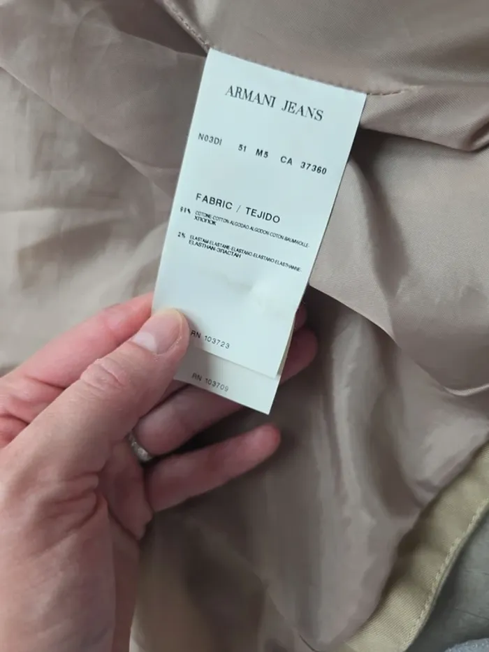 Veste Armani jeans t42 - photo numéro 7