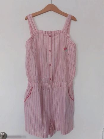 Combishort fille rose 11 ans Sergent Major