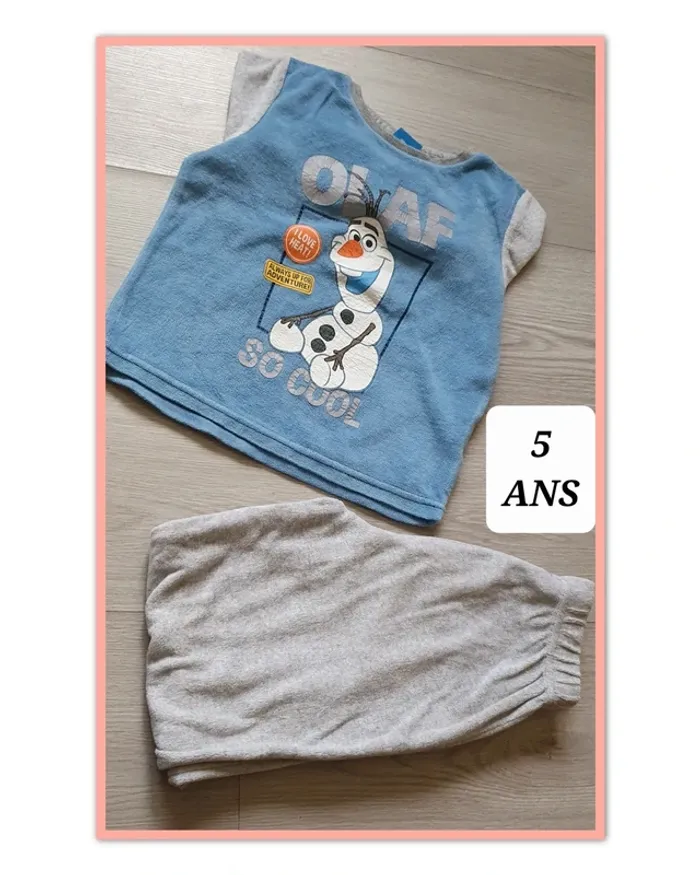 Pyjama 2 pièces 5ans garçon