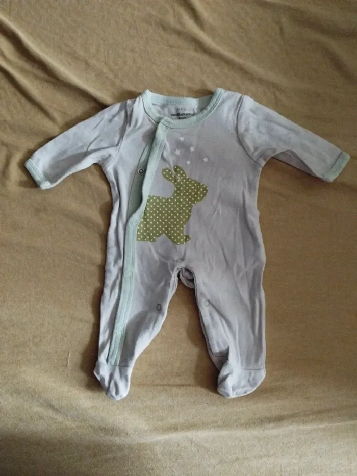 Lot 6 pyjamas naissance - photo numéro 2