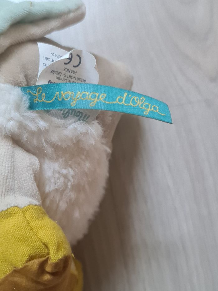 Doudou plat oie olga collection Le Voyage d’Olga moulin roty - photo numéro 7