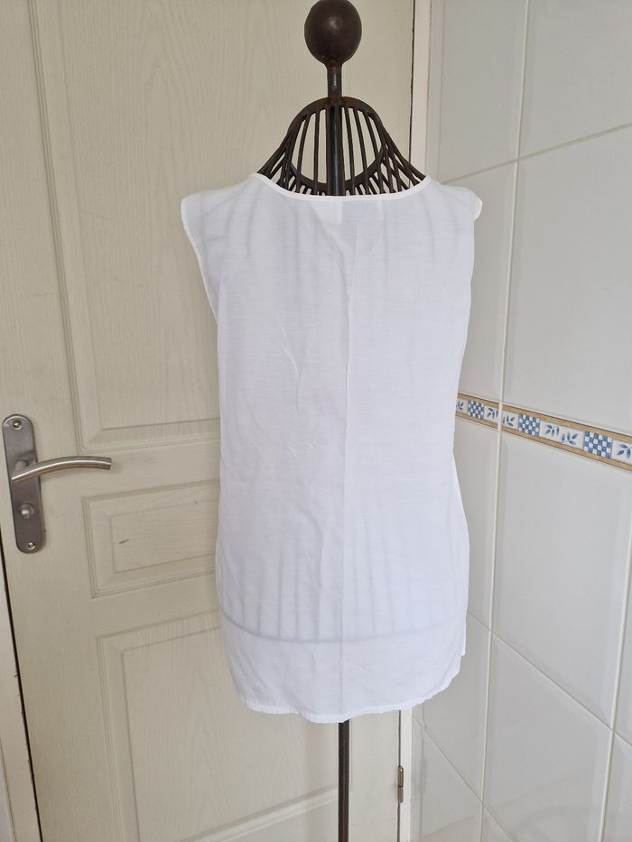 Débardeur fluide blanc femme burton taille M/38 - photo numéro 2