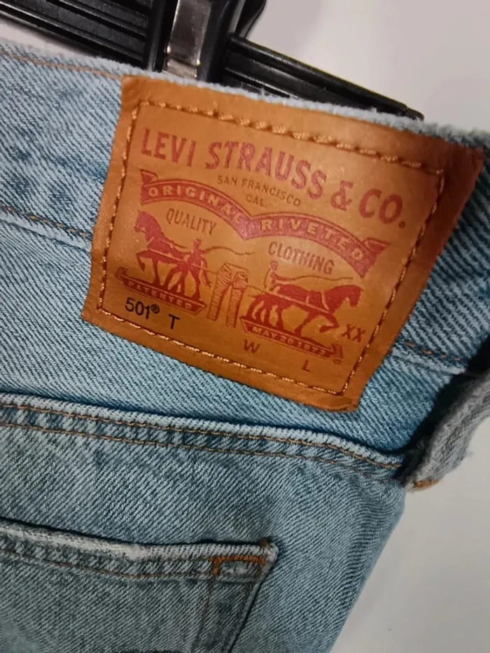 C6 jeans bleu Levi's 27 - photo numéro 3
