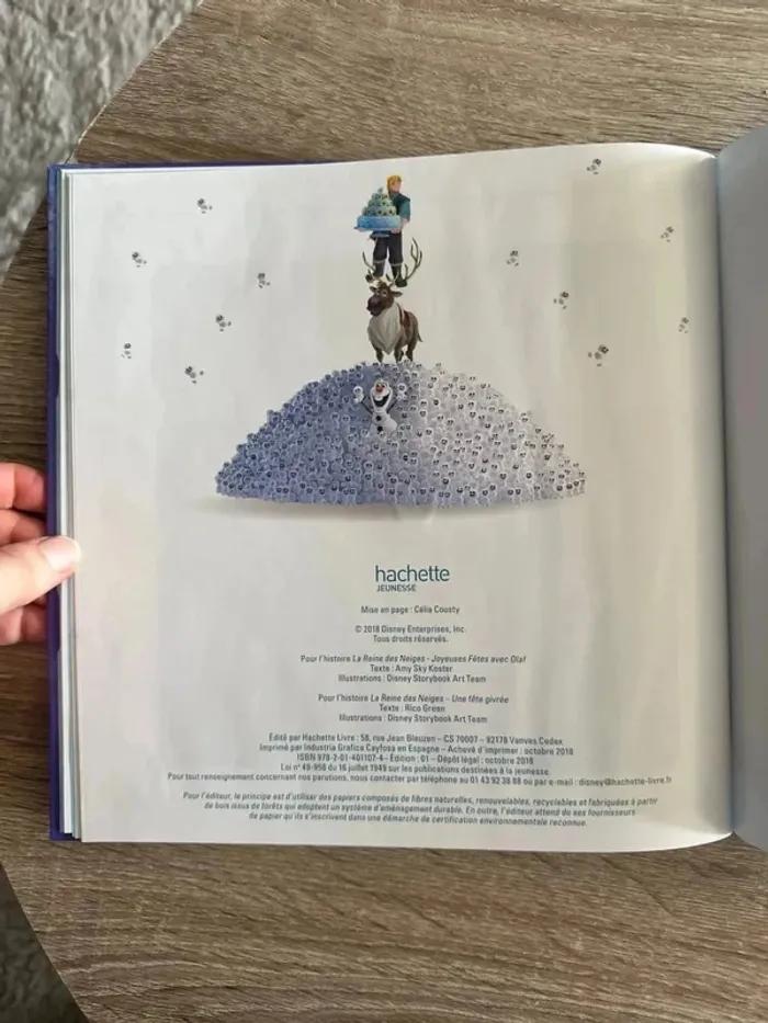 La reine des neiges joyeuses fêtes avec olaf + dvd du film - photo numéro 6