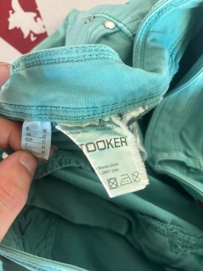Pantacourt vert clair/menthe stooker taille 40 - photo numéro 3