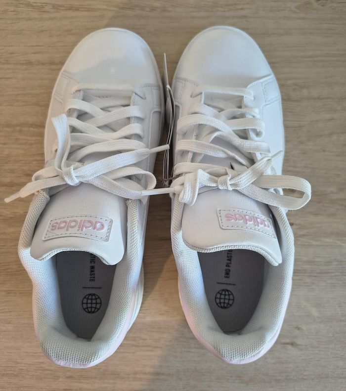 Sneakers baskets femme fille Adidas Court Silk 37 1/3 - photo numéro 9