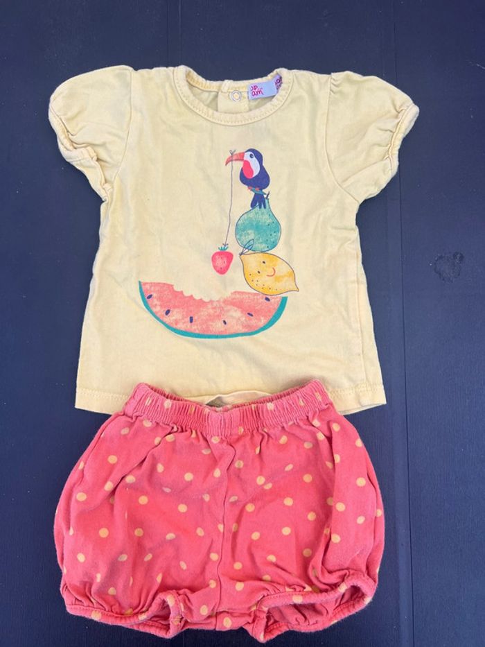 Tenue d’été dpam taille 6 mois