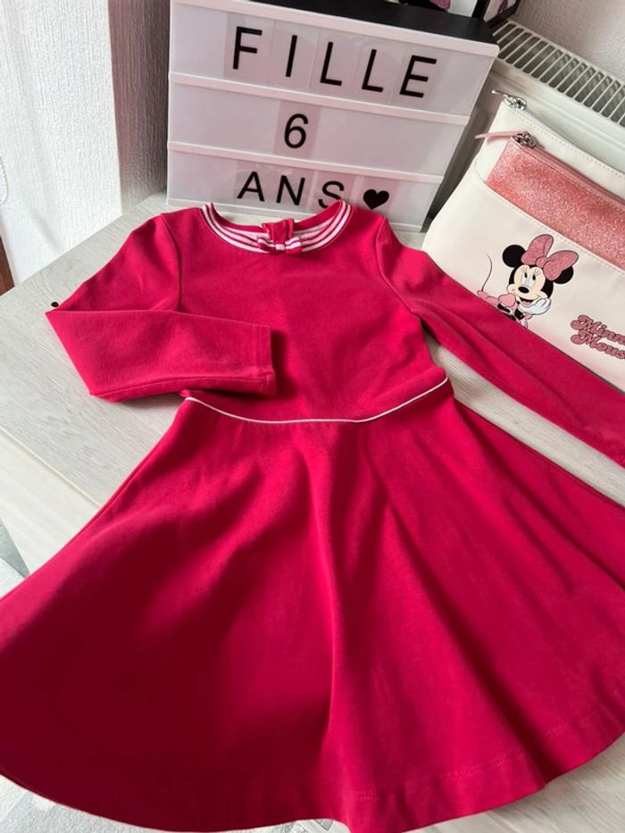 Jolie robe sergent major rouge 6 ans - photo numéro 2