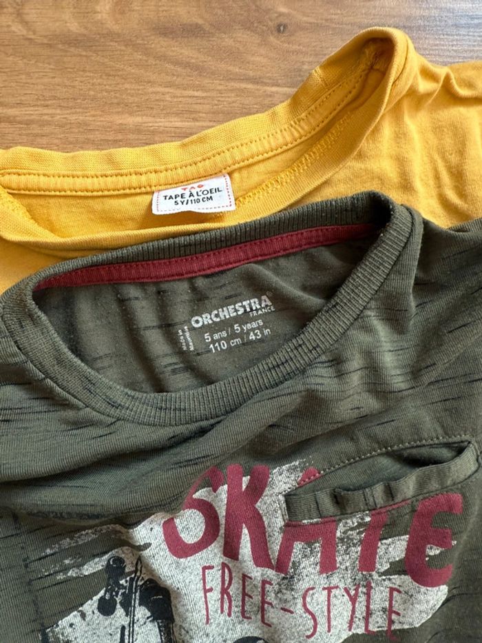 Lot tee shirt ml 5 ans - photo numéro 4