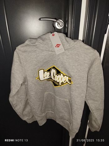 Sweat capuche Lee Cooper 12 ans neuf