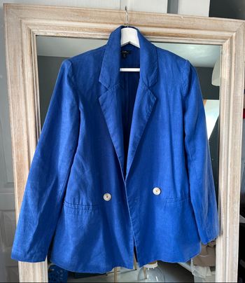 Blazer bleu Kiabi – Taille 36, comme neuf