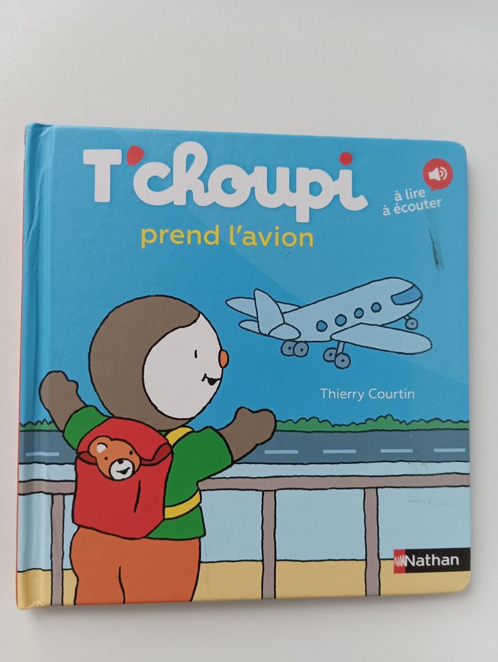 Livre T'choupi prend l'avion histoires a lire et à écouter
