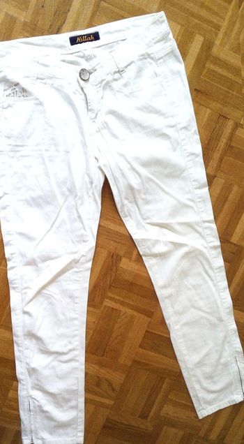 Pantacourt blanc T36