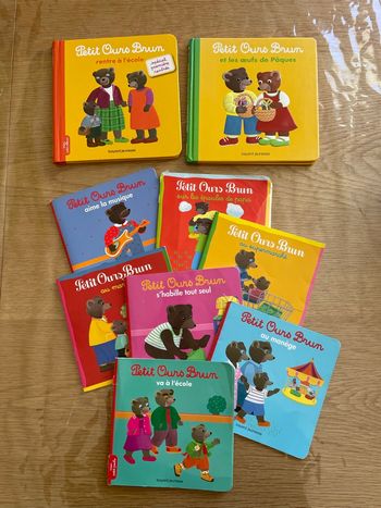 Lot 9 livres Ours brun 