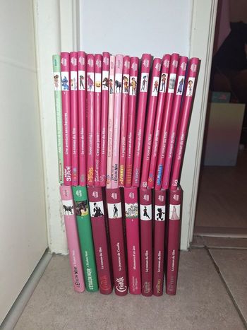 Lot de 27 livre la bibliothèque rose et verte