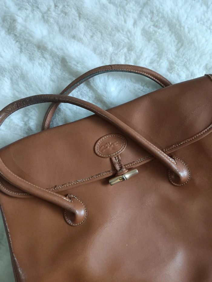 Sac roseau vintage Longchamp - photo numéro 10