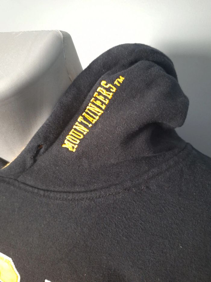 sweat a capuche / Hoodie stadium athletics universitaire - taille XL - homme - noir brodé (145) - photo numéro 5