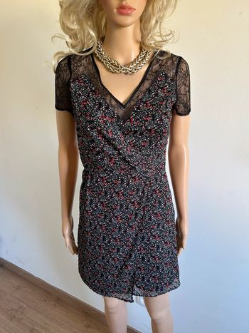 Robe imprimée à manches courtes Morgan taille 34 excellent état