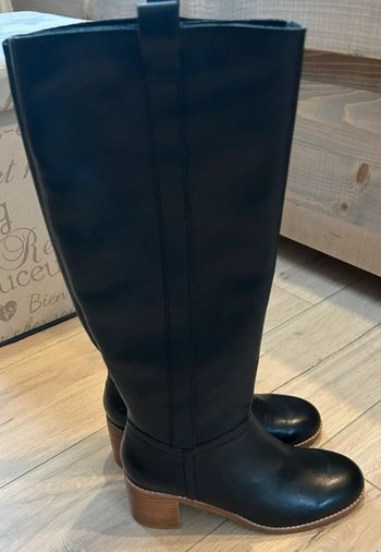 Botte haute minelli noir