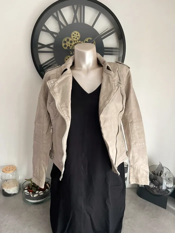 Veste cache cache beige - photo numéro 2
