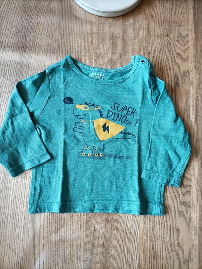 Tee-shirts manches longues bébé garçon 3 mois - photo numéro 2