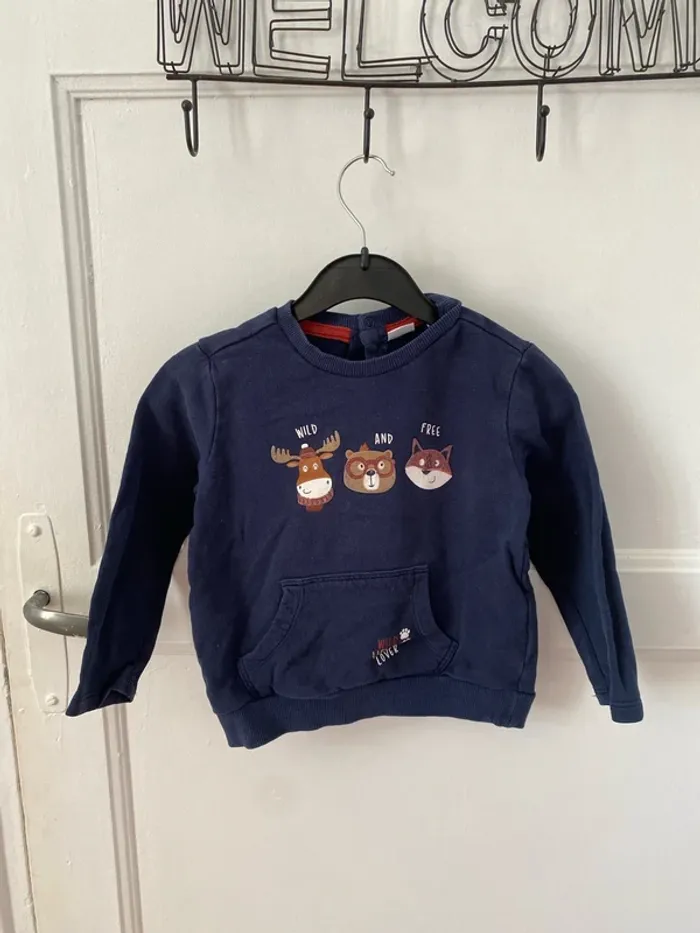 Sweat bébé garçon 3 ans