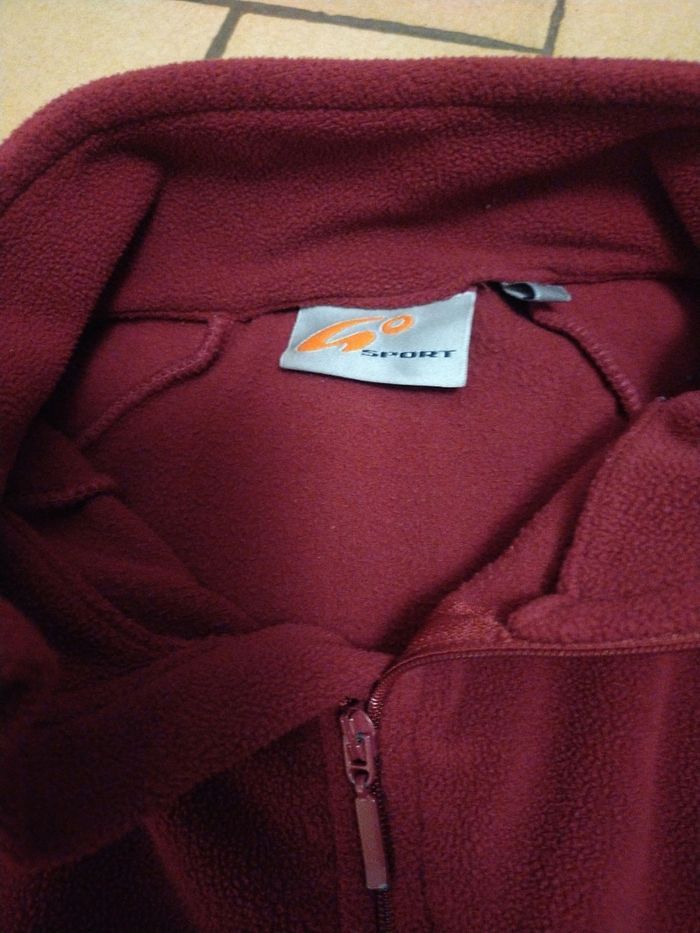 Polaire bordeau M - photo numéro 2