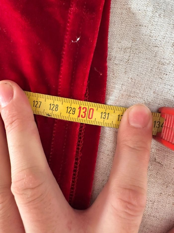 Robe rouge en velour et paillette lissa Paris - photo numéro 8