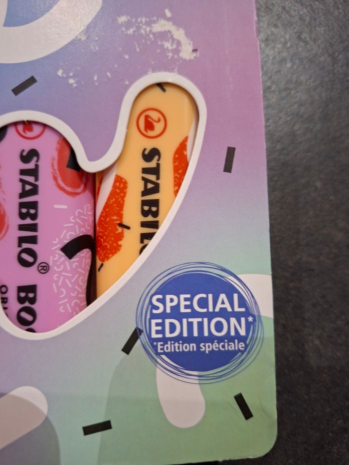 Lot de 4 pochettes de 4 stabilos coloris pastels édition limitée - photo numéro 3