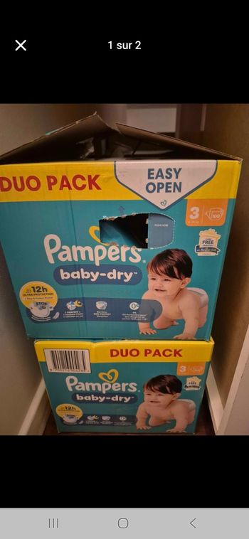 Couches Pampers T3