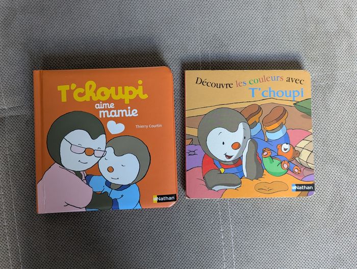 Lot de deux livres T'choupi