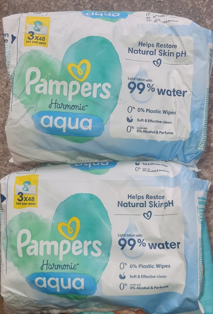 Lingettes bébé  pampers harmonie