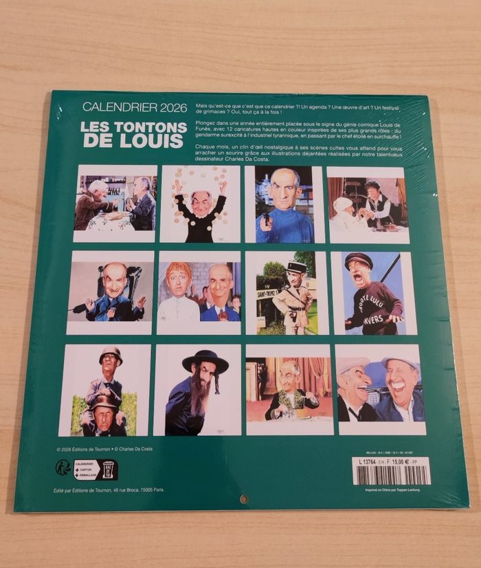 Calendrier 2026 🐦 Louis de Funes 🌈 - photo numéro 3