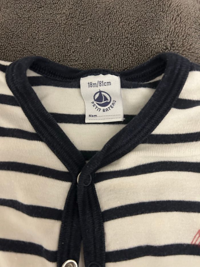 Pyjama marinière petit bateau 18 mois - photo numéro 4