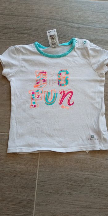 T-shirt manches courtes Domyos 12 mois