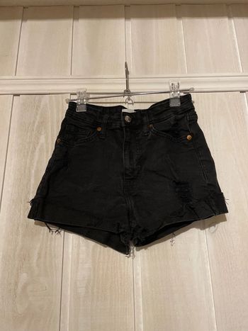 Short noir déchiré - H&M - 34