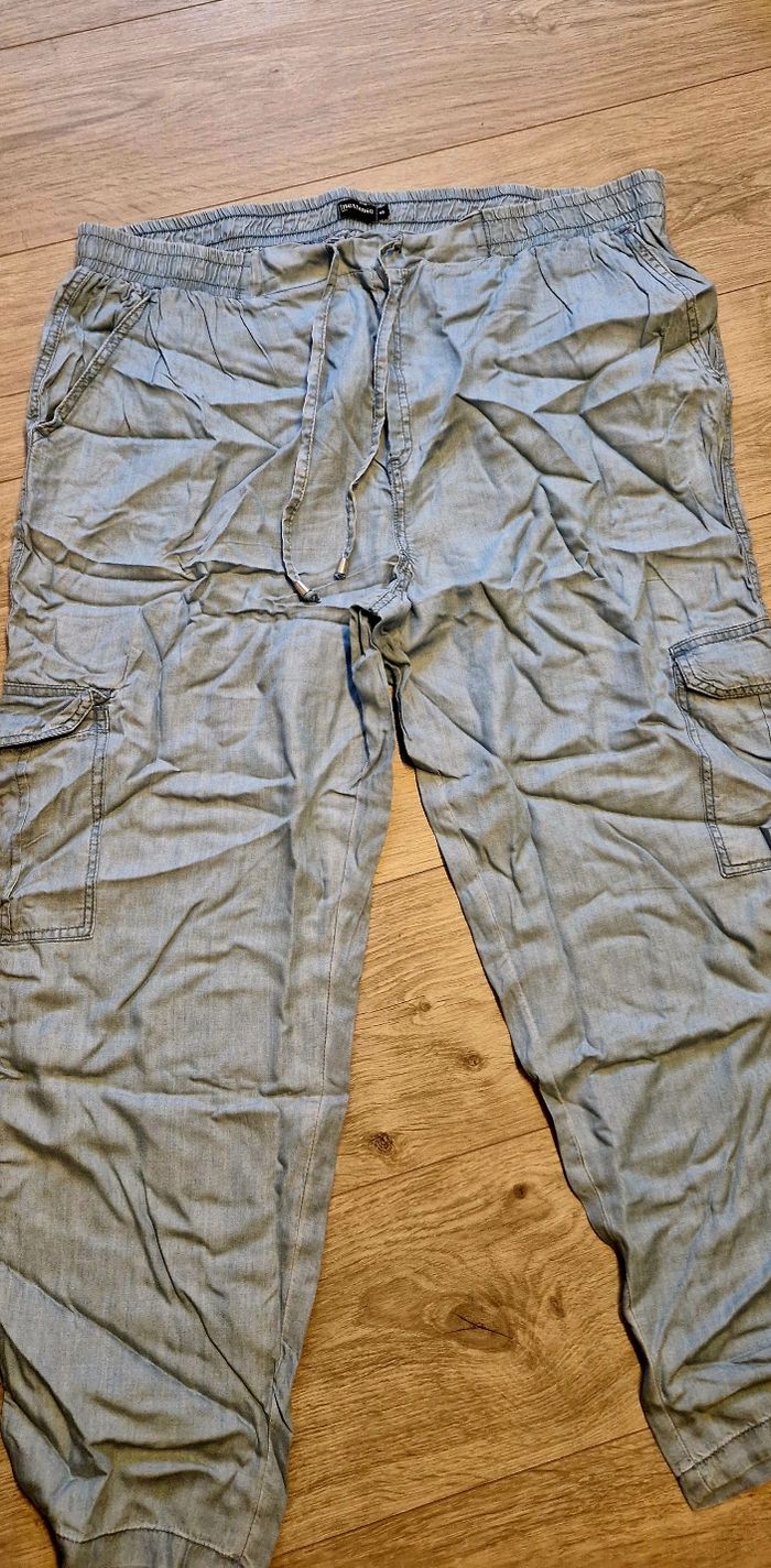 Pantalon couleur jeans léger - photo numéro 3