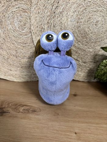 Doudou escargot turbo violet marron dreamworks 